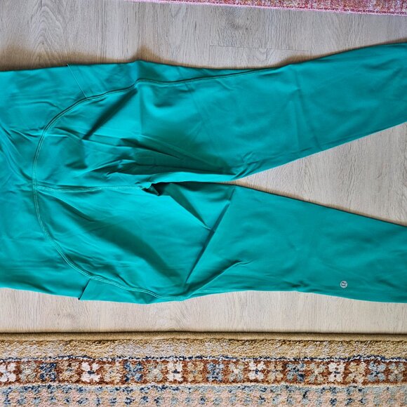 LuluLemon Leggings Swift Speed High-Rise Crop 21" Maldive greens Womens Size 10 - Picture 5 of 7